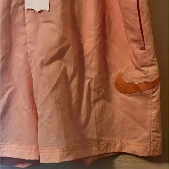 NWT Nike Swoosh Woven Loose Fit High Rise Easy Shorts Pink DM6752-610 Women XXL - Picture 2 of 7